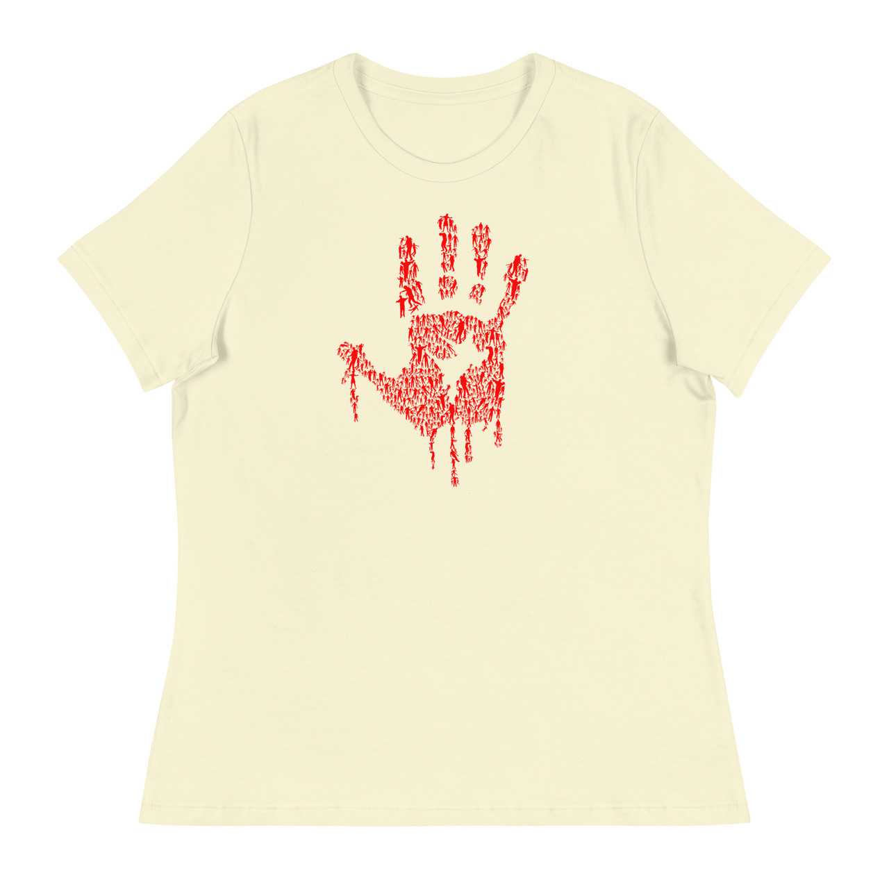 Hand Of Zombies Women's Relaxed T-Shirt - Bella + Canvas 6400 