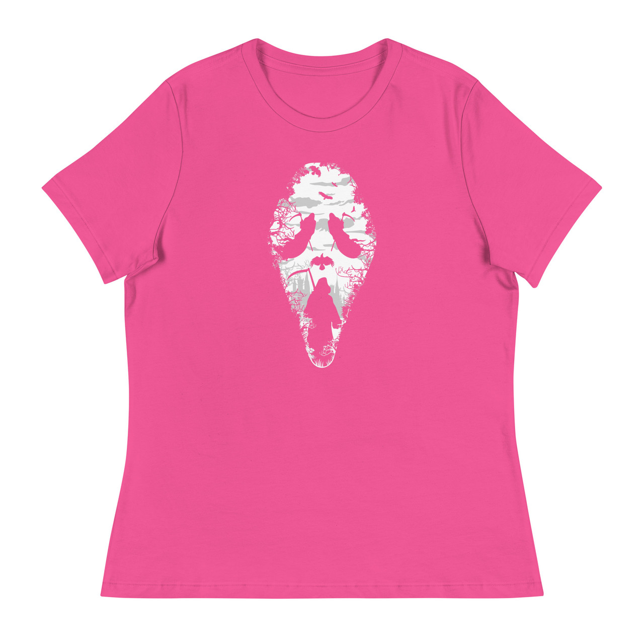 Reaper Scream Women's Relaxed T-Shirt - Bella + Canvas 6400 