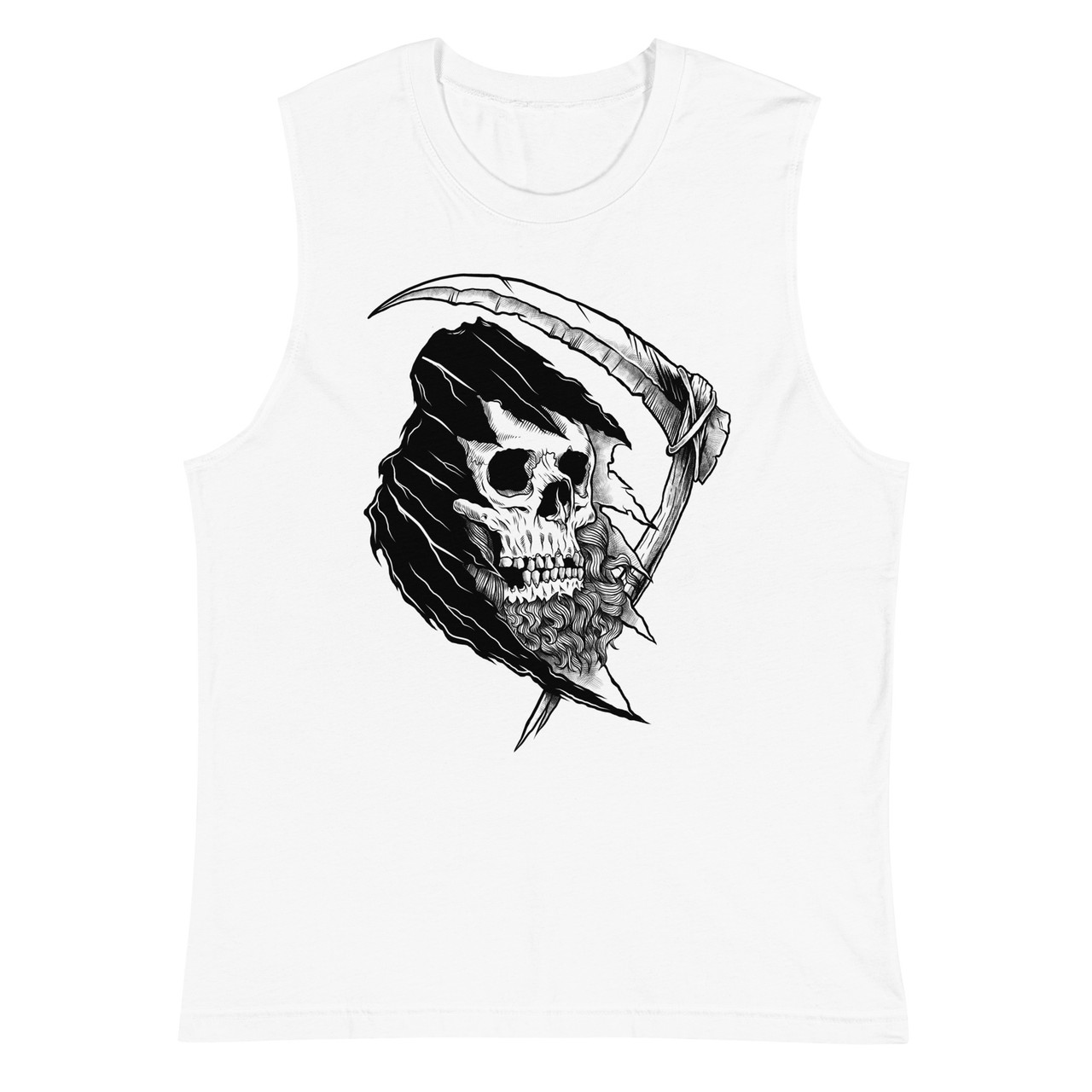 The Bearded Reaper Unisex Muscle Shirt - Bella + Canvas 3483 