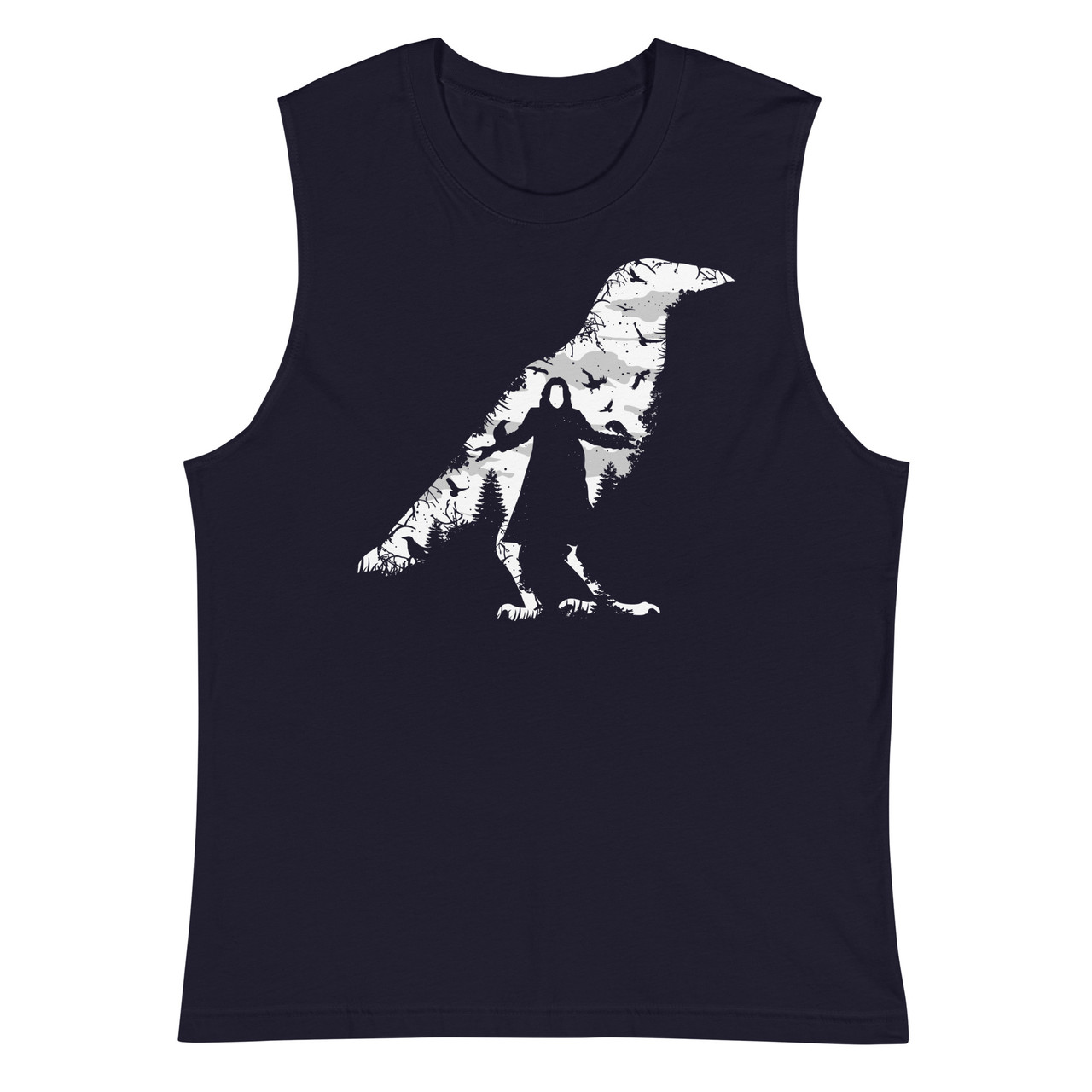 The Crow Unisex Muscle Shirt - Bella + Canvas 3483 