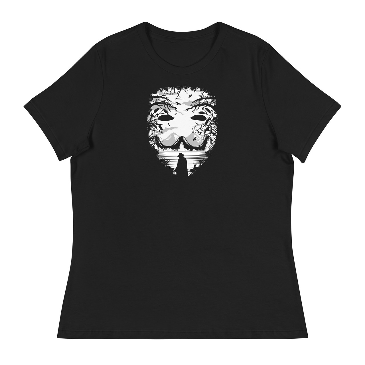 The Mask Women's Relaxed T-Shirt - Bella + Canvas 6400 