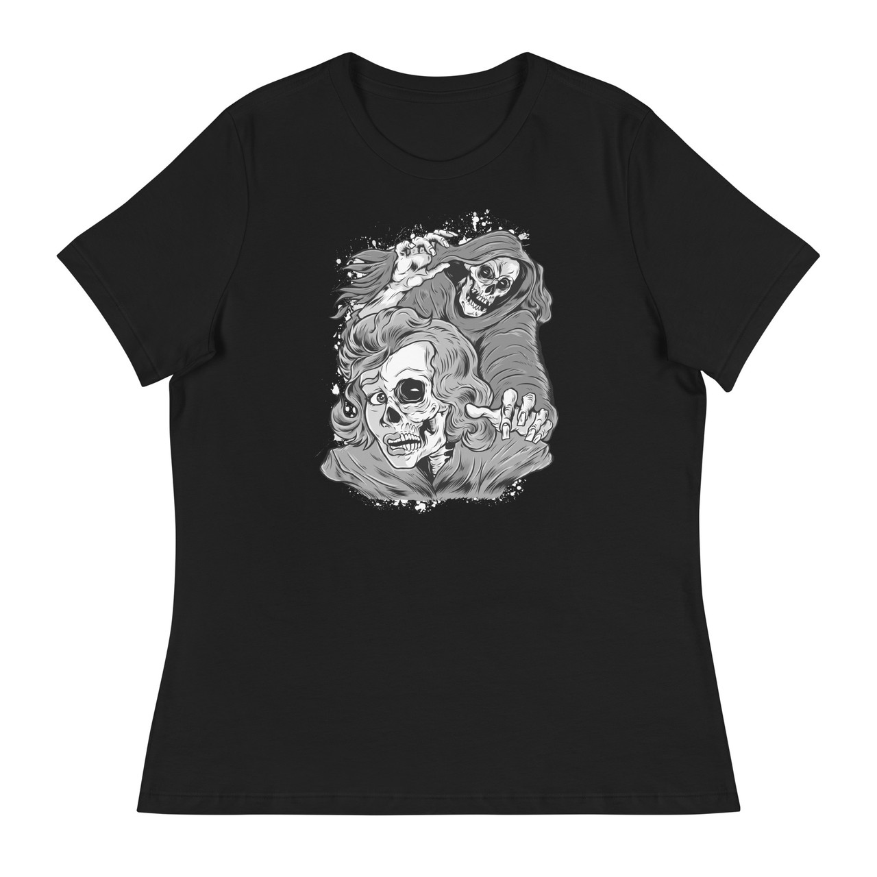 The Reaper and the Lady Women's Relaxed T-Shirt - Bella + Canvas 6400 