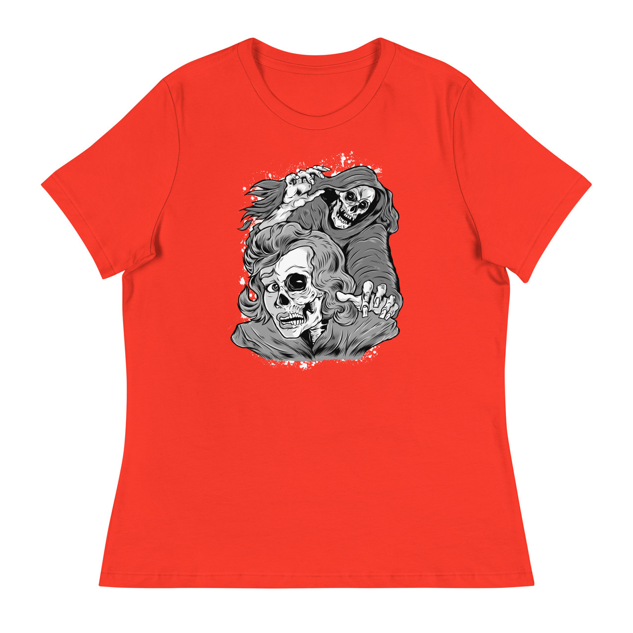 The Reaper and the Lady Women's Relaxed T-Shirt - Bella + Canvas 6400 