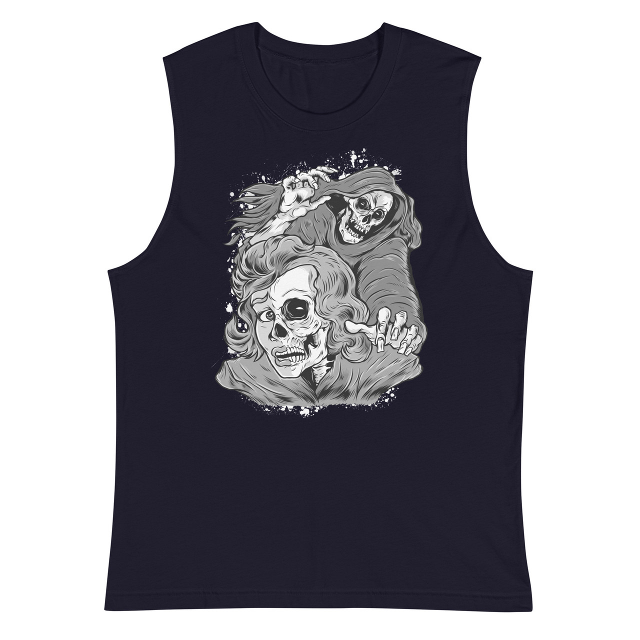 The Reaper and the Lady Unisex Muscle Shirt - Bella + Canvas 3483 