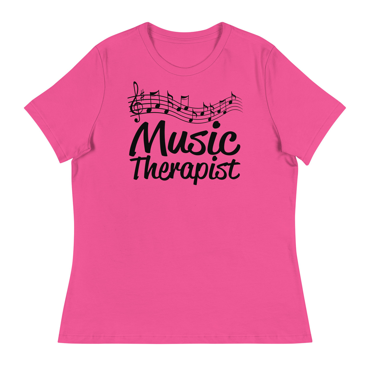 Music Therapist Women's Relaxed T-Shirt - Bella + Canvas 6400 