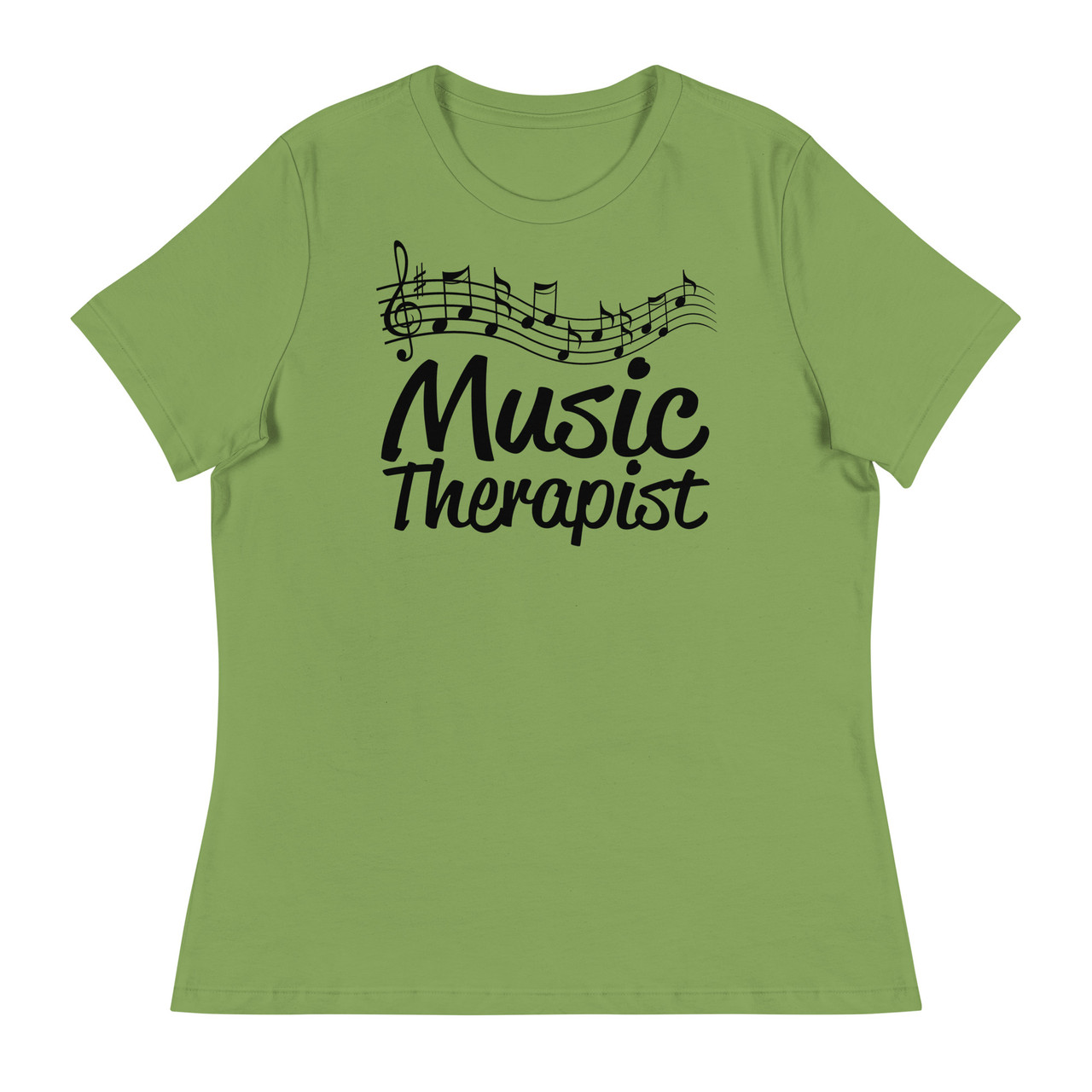 Music Therapist Women's Relaxed T-Shirt - Bella + Canvas 6400 