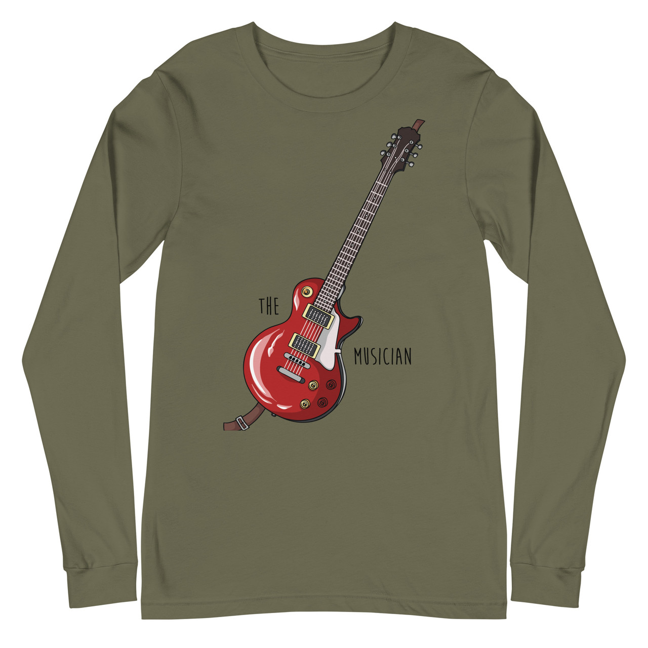 The Musician Unisex Long Sleeve Tee - Bella + Canvas 3501 