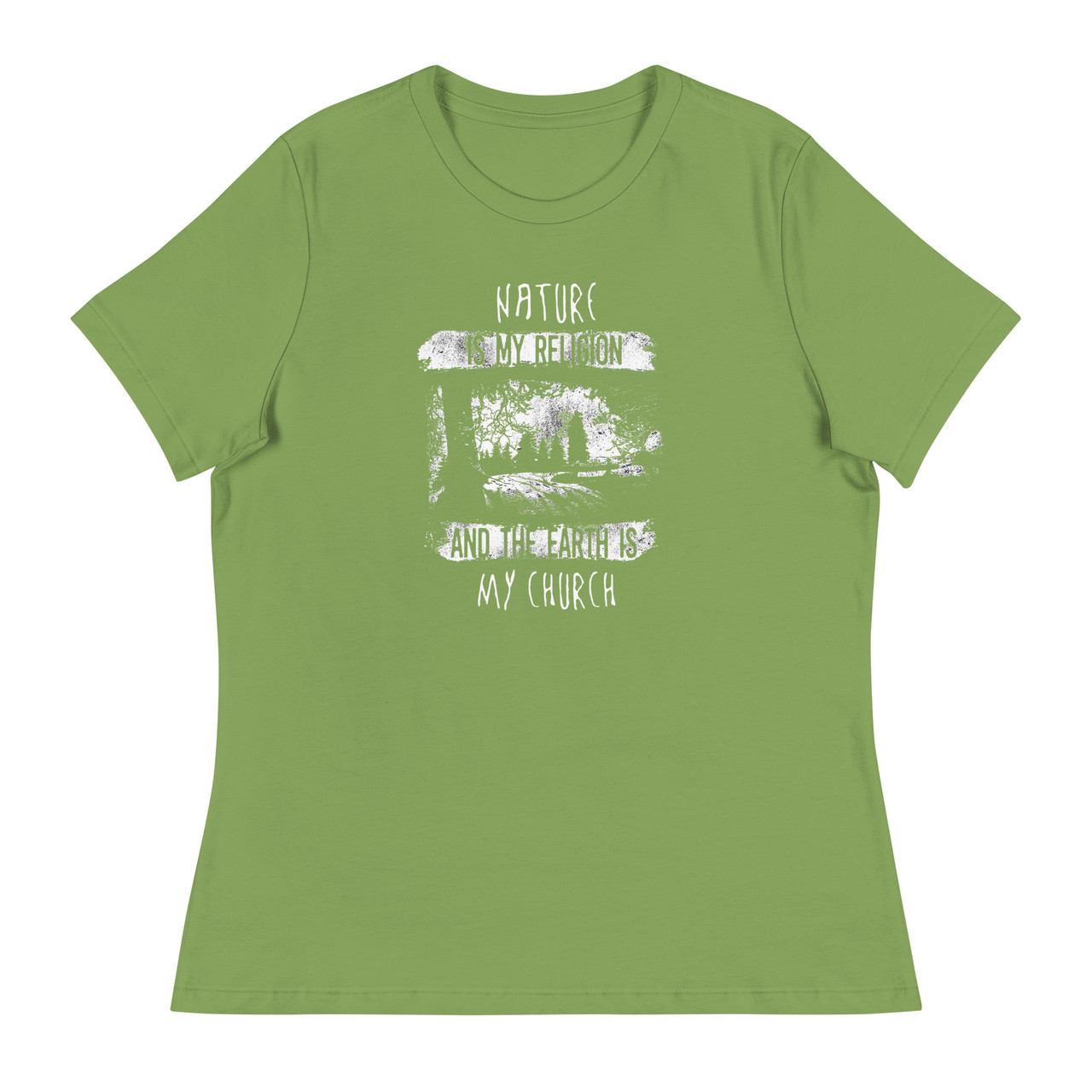 Nature is my Religion Women's Relaxed T-Shirt - Bella + Canvas 6400 