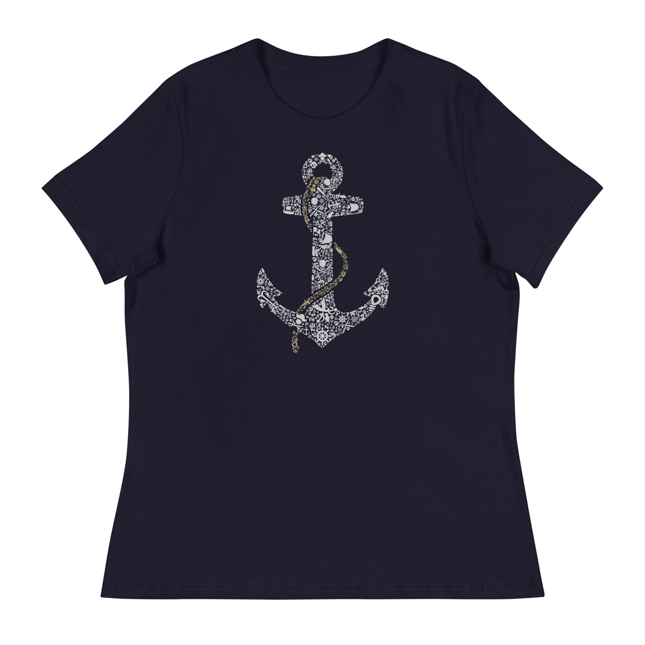 Anchor Women's Relaxed T-Shirt - Bella + Canvas 6400 
