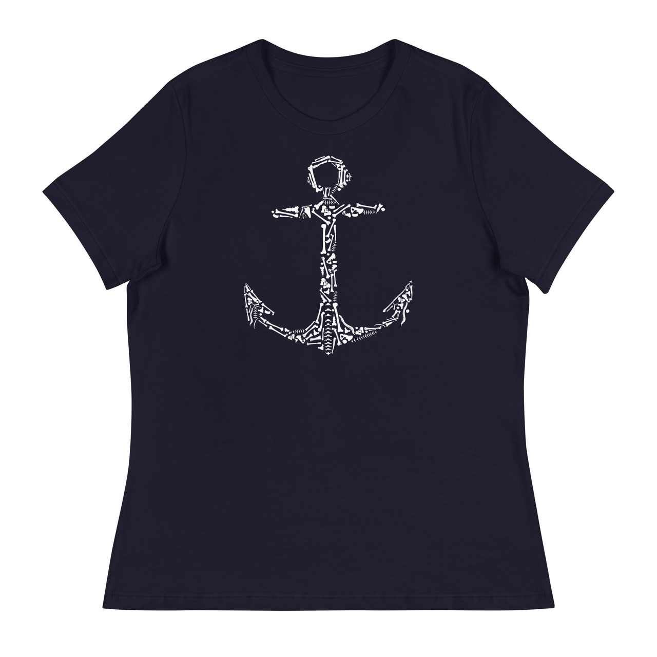 Anchor Bones Women's Relaxed T-Shirt - Bella + Canvas 6400 