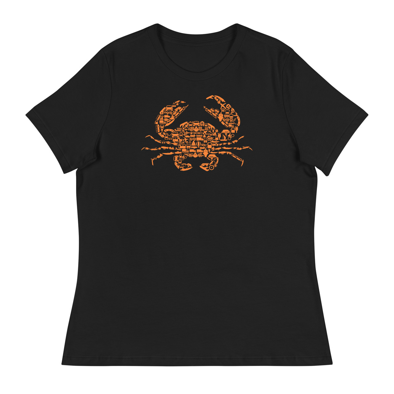 Crab Women's Relaxed T-Shirt - Bella + Canvas 6400 
