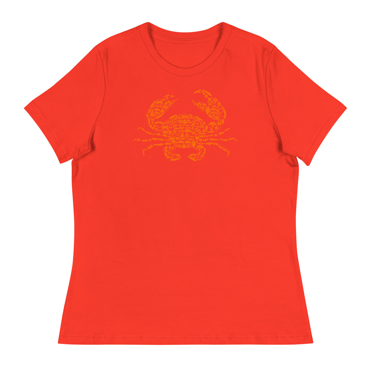 Crab Women's Relaxed T-Shirt - Bella + Canvas 6400 