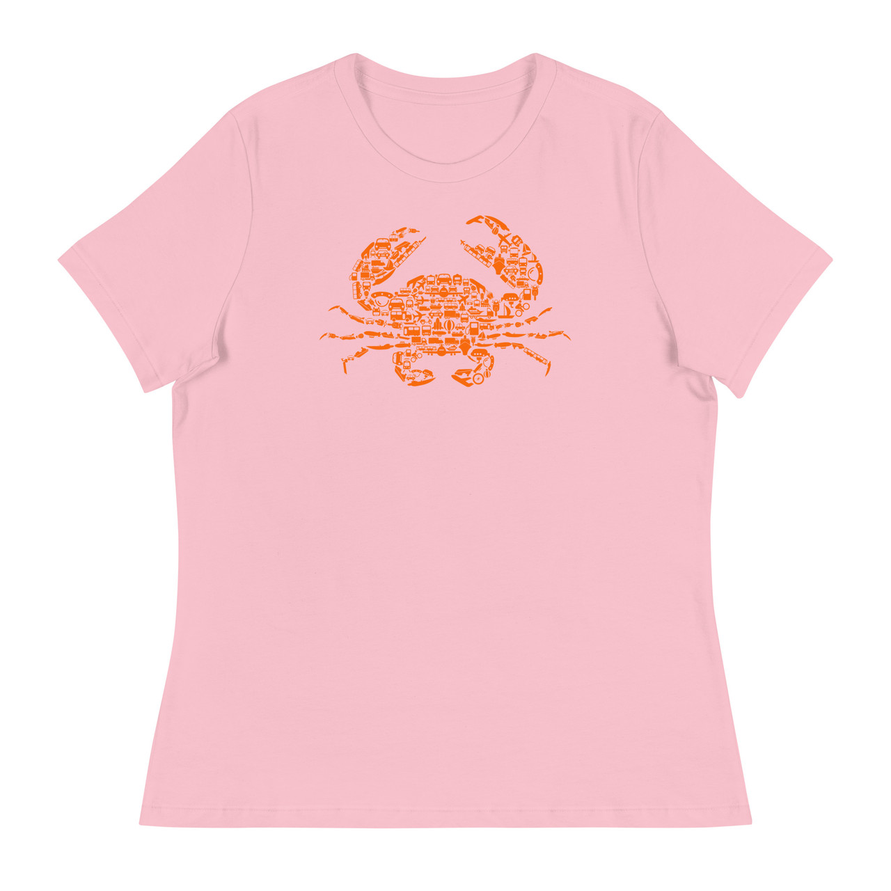 Crab Women's Relaxed T-Shirt - Bella + Canvas 6400 