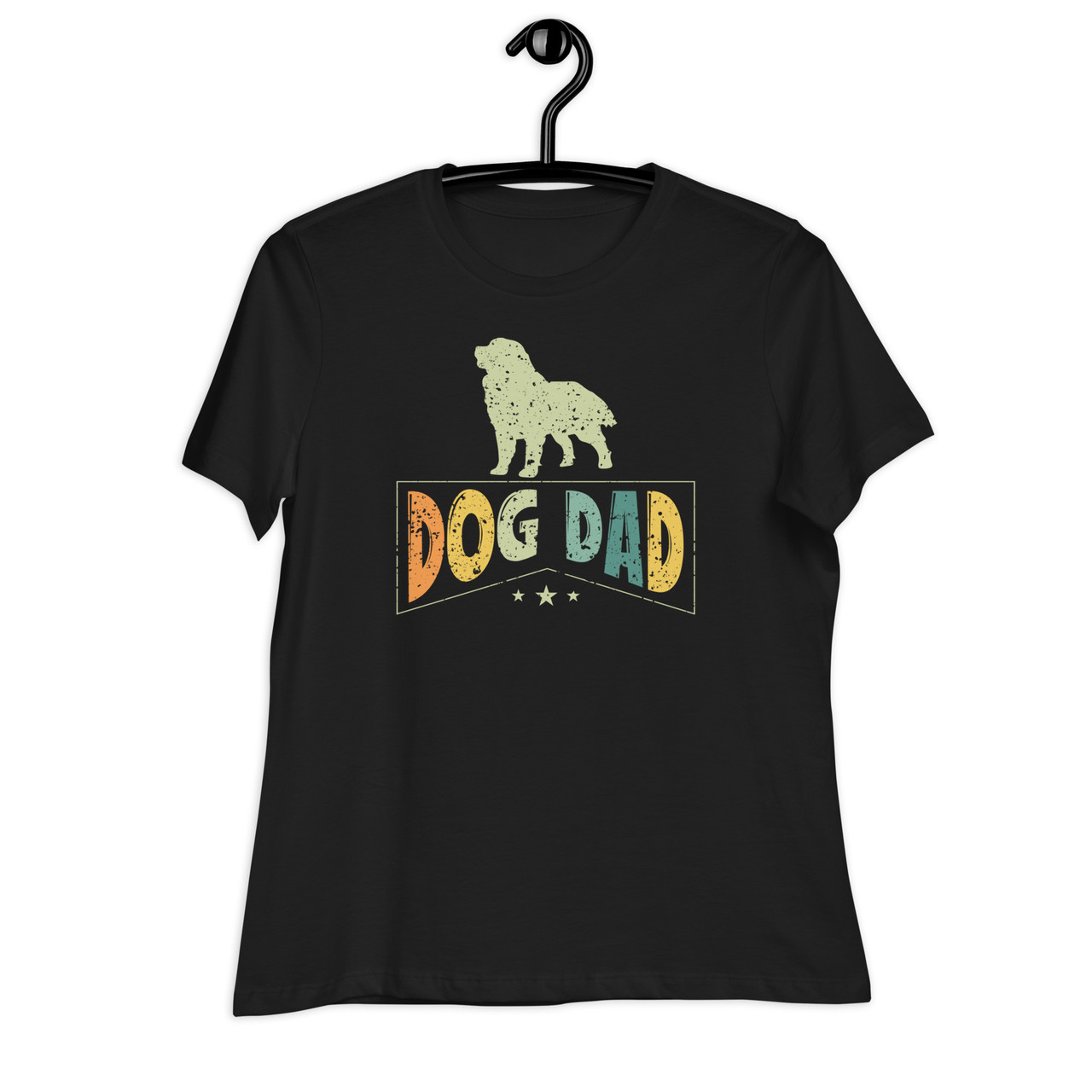 Dog Dad  Women's Relaxed T-Shirt - Bella + Canvas 6400