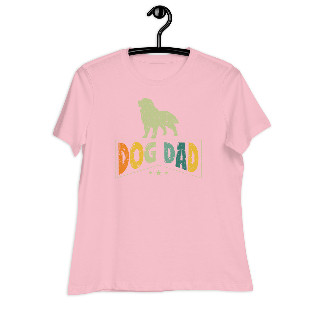 Dog Dad  Women's Relaxed T-Shirt - Bella + Canvas 6400