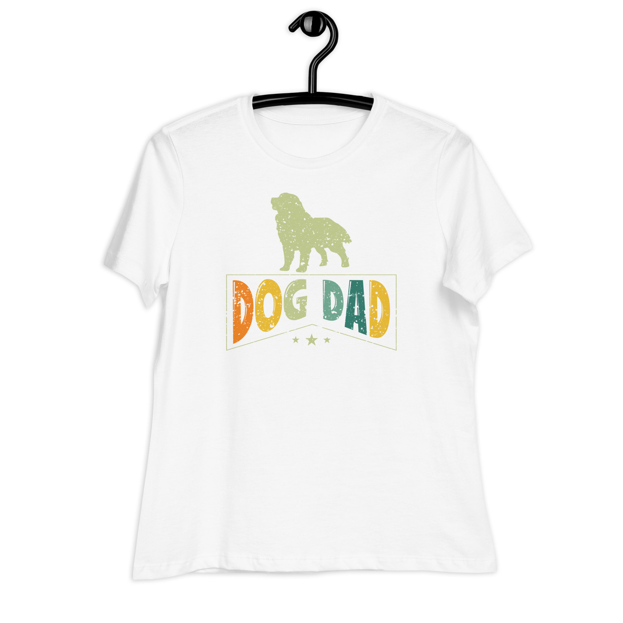 Dog Dad  Women's Relaxed T-Shirt - Bella + Canvas 6400