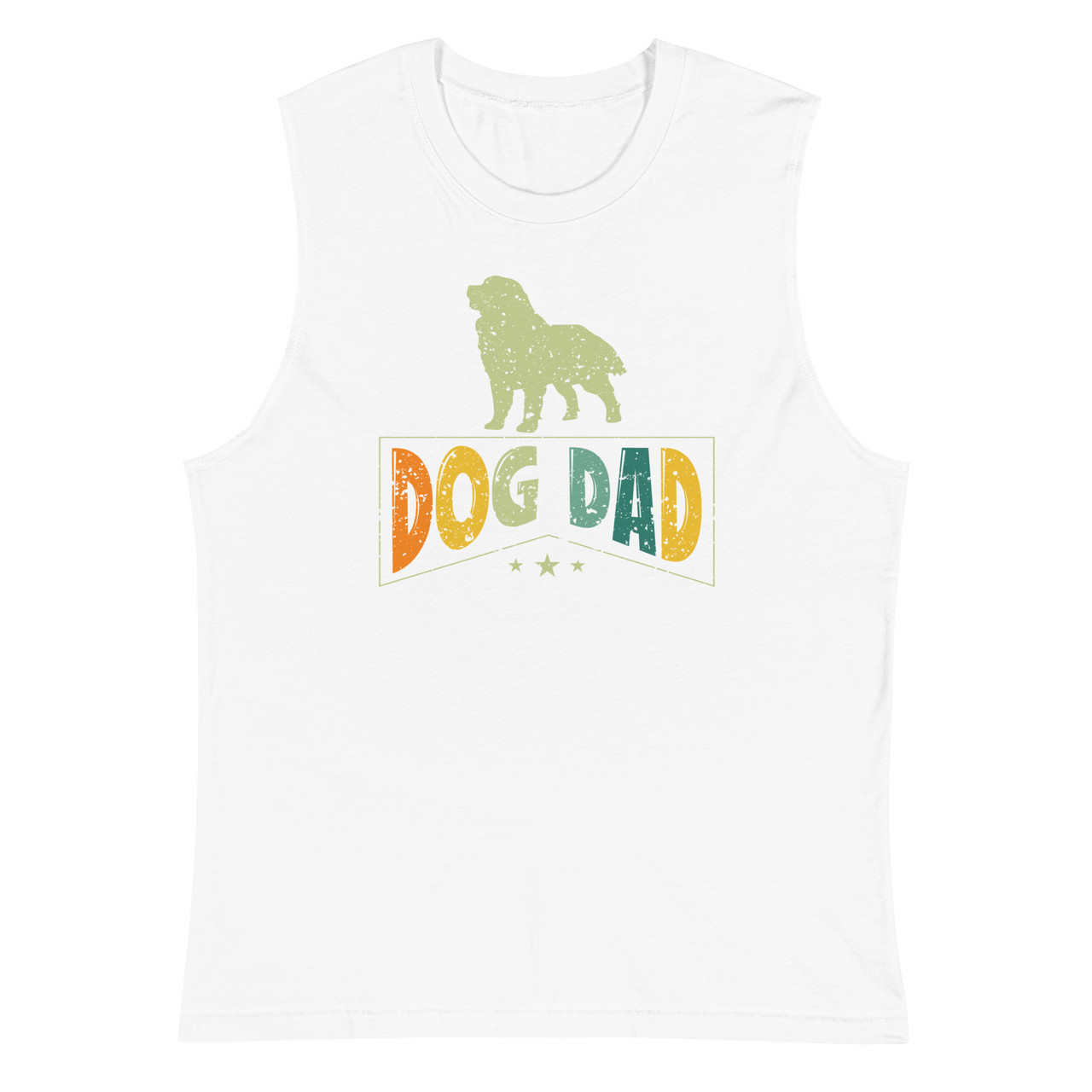 Dog Dad Unisex Muscle Shirt - Bella + Canvas 3483