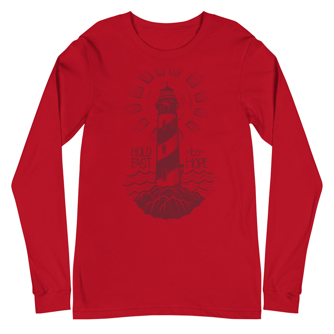 Lighthouse Unisex Long Sleeve Tee - Bella + Canvas 3501 