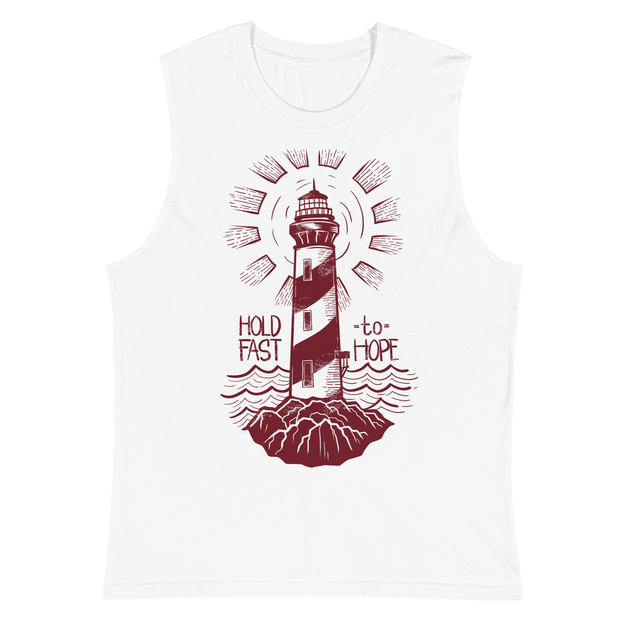 Lighthouse Unisex Muscle Shirt - Bella + Canvas 3483 