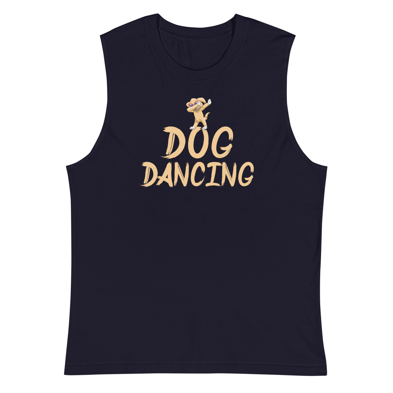 Dog Dancing Unisex Muscle Shirt - Bella + Canvas 3483 
