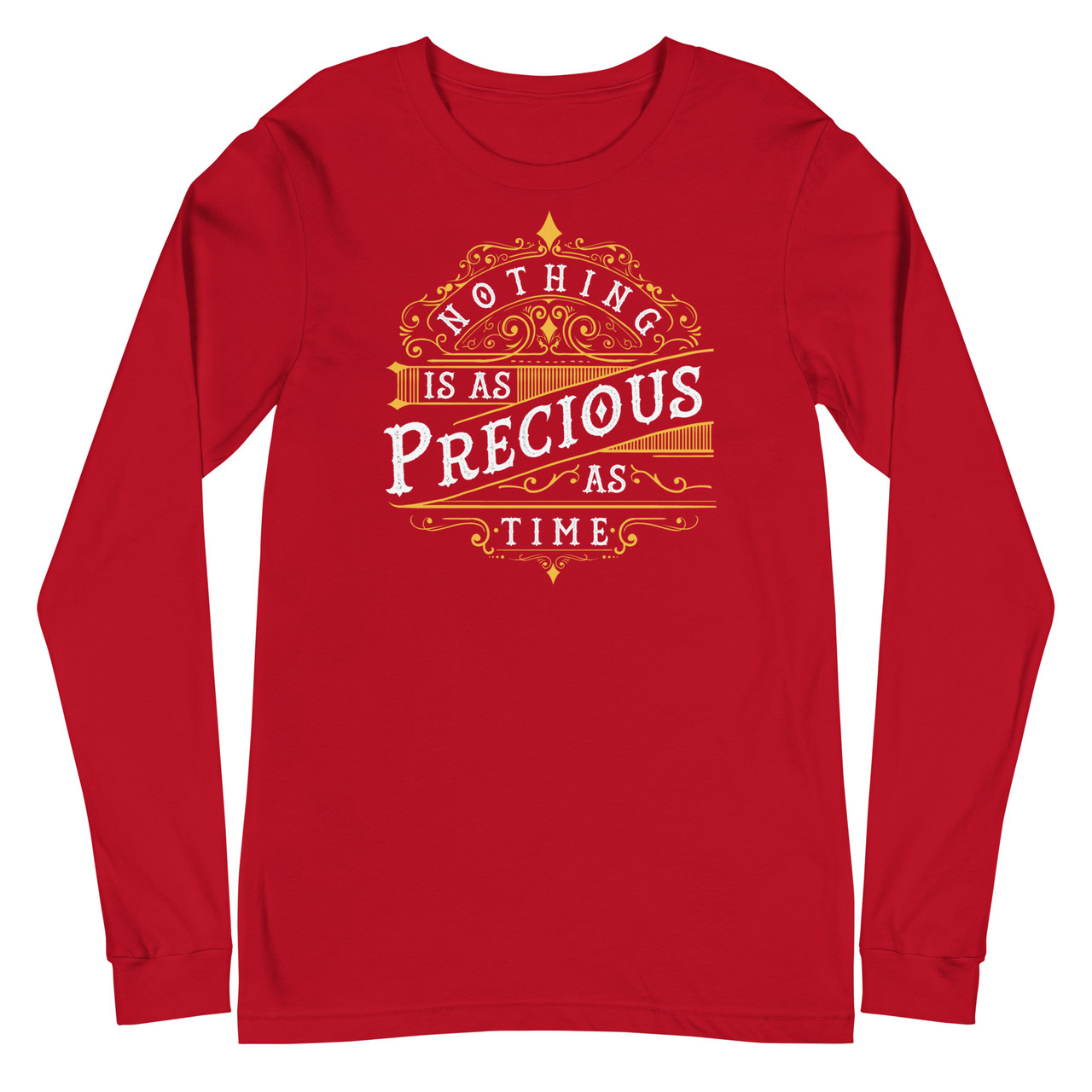 Precious As Time Unisex Long Sleeve Tee - Bella + Canvas 3501 