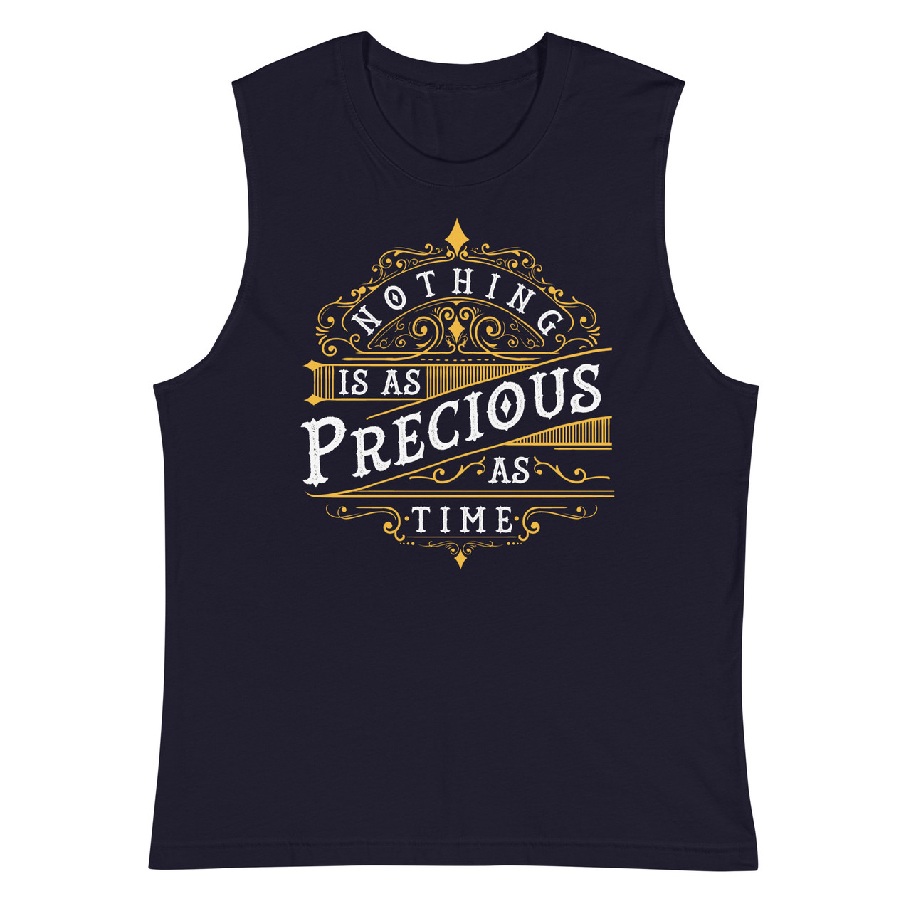 Precious As Time Unisex Muscle Shirt - Bella + Canvas 3483 