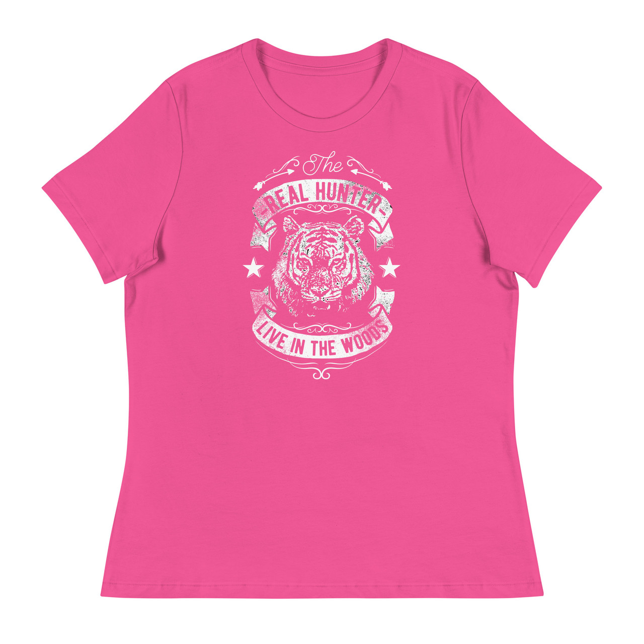 The Real Hunter Women's Relaxed T-Shirt - Bella + Canvas 6400  The Real Hunter Women's Relaxed T-Shirt - Bella + Canvas 6400