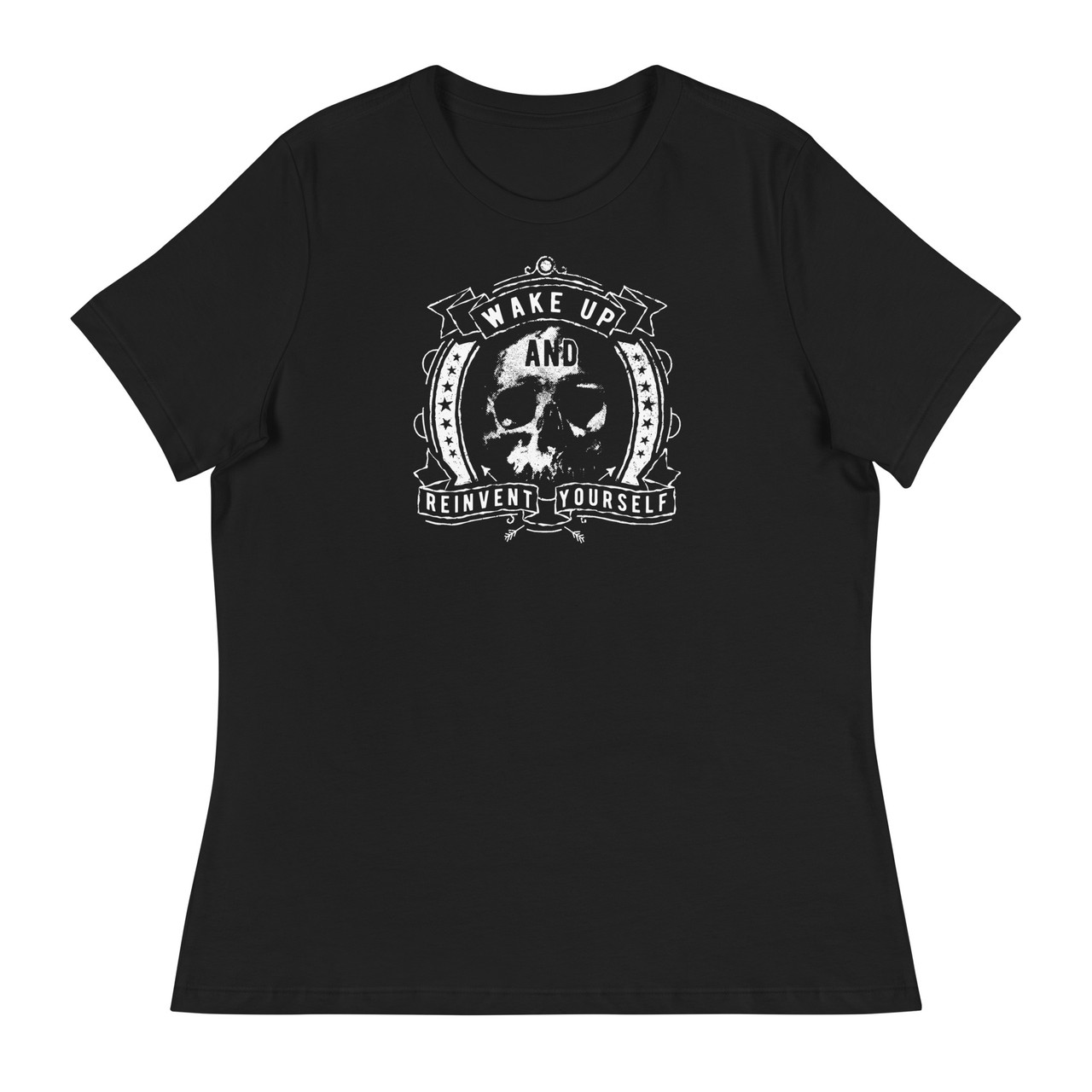 Wake Up and Reinvent Yourself Women's Relaxed T-Shirt - Bella + Canvas 6400 