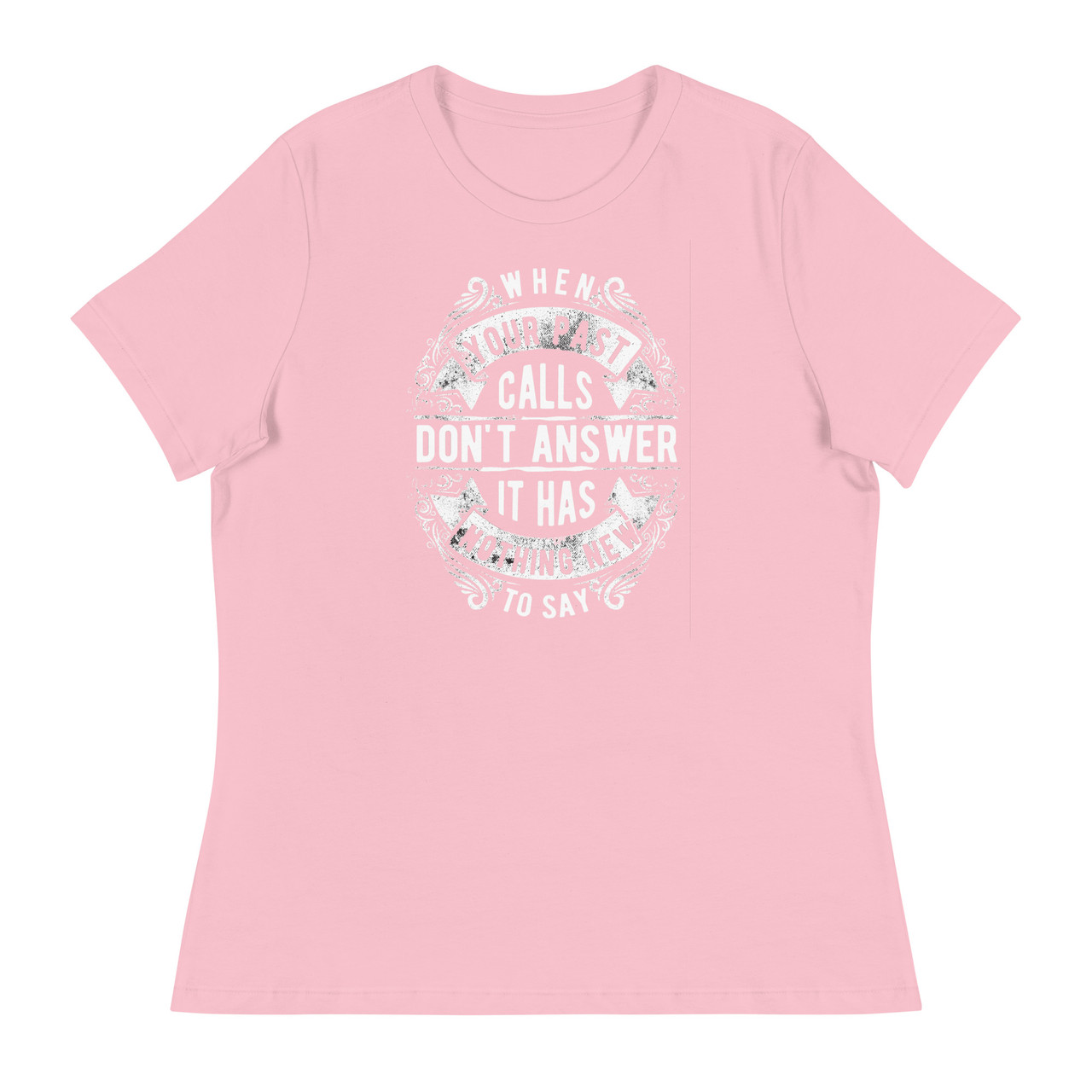 When Your Past Calls Women's Relaxed T-Shirt - Bella + Canvas 6400 