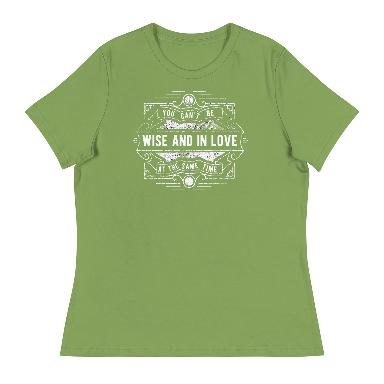 Wise And In Love Women's Relaxed T-Shirt - Bella + Canvas 6400 