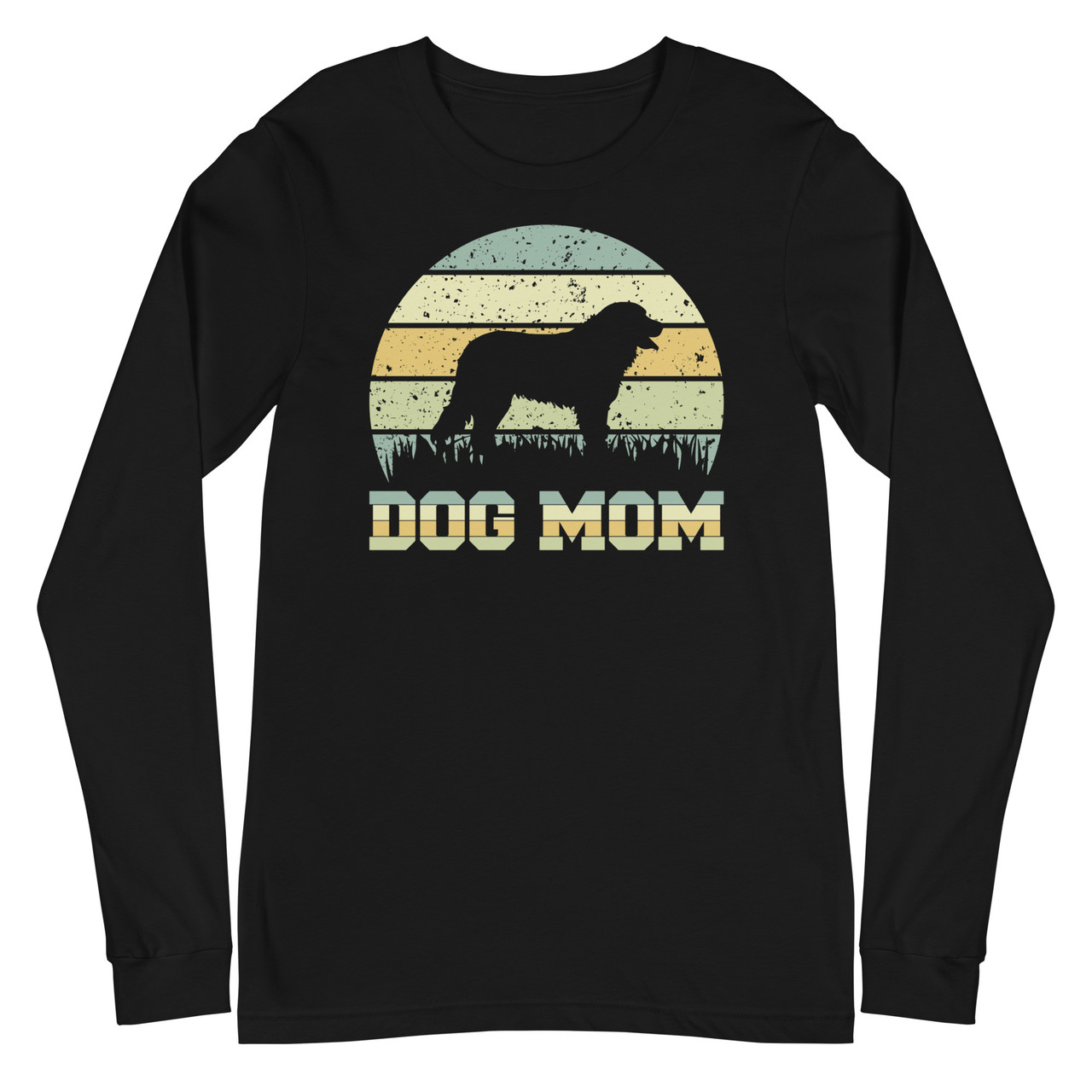 Dog Mom Unisex Long Sleeve Tee - Bella + Canvas 3501 