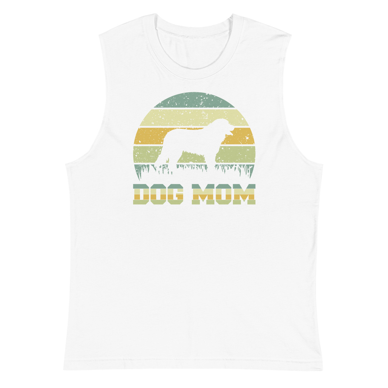 Dog Mom Unisex Muscle Shirt - Bella + Canvas 3483 