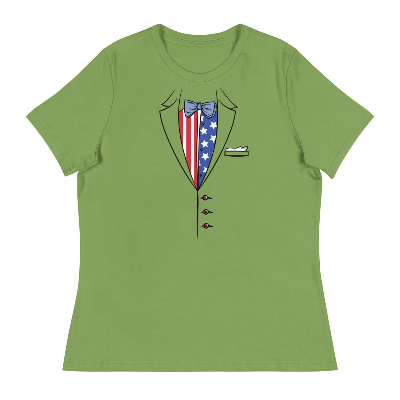 American Tuxedo Women's Relaxed T-Shirt - Bella + Canvas 6400 
