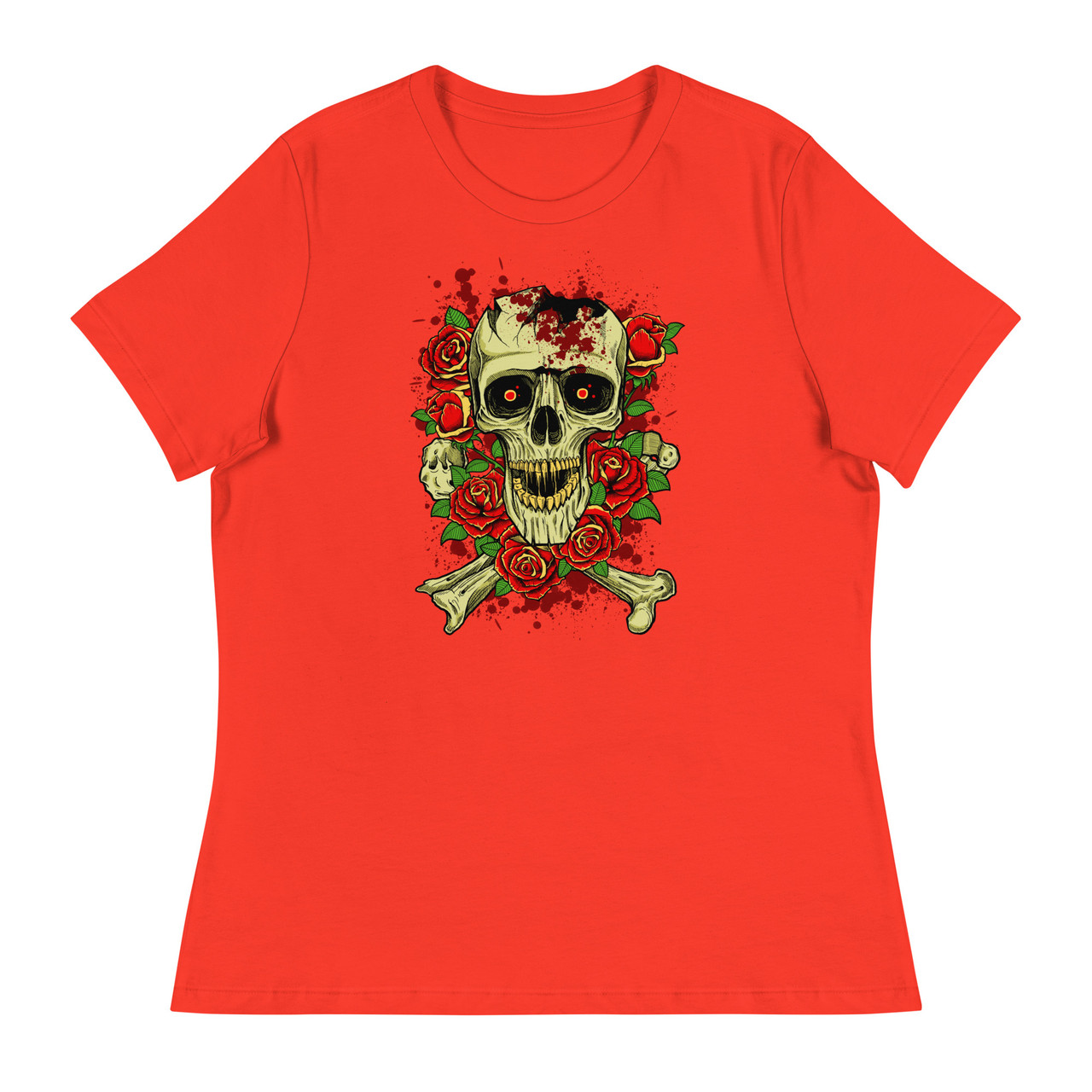 Broken Skull Women's Relaxed T-Shirt - Bella + Canvas 6400 