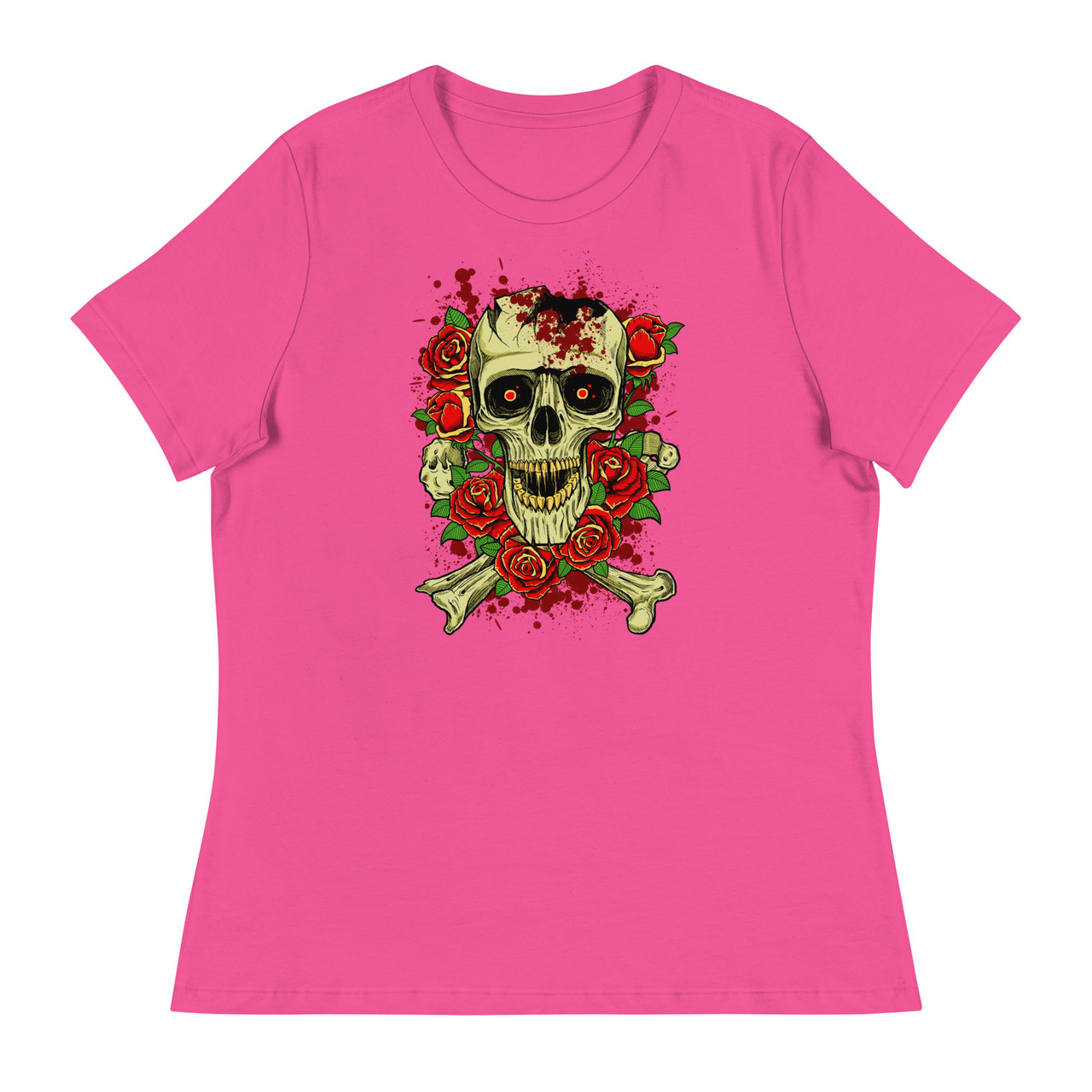 Broken Skull Women's Relaxed T-Shirt - Bella + Canvas 6400 