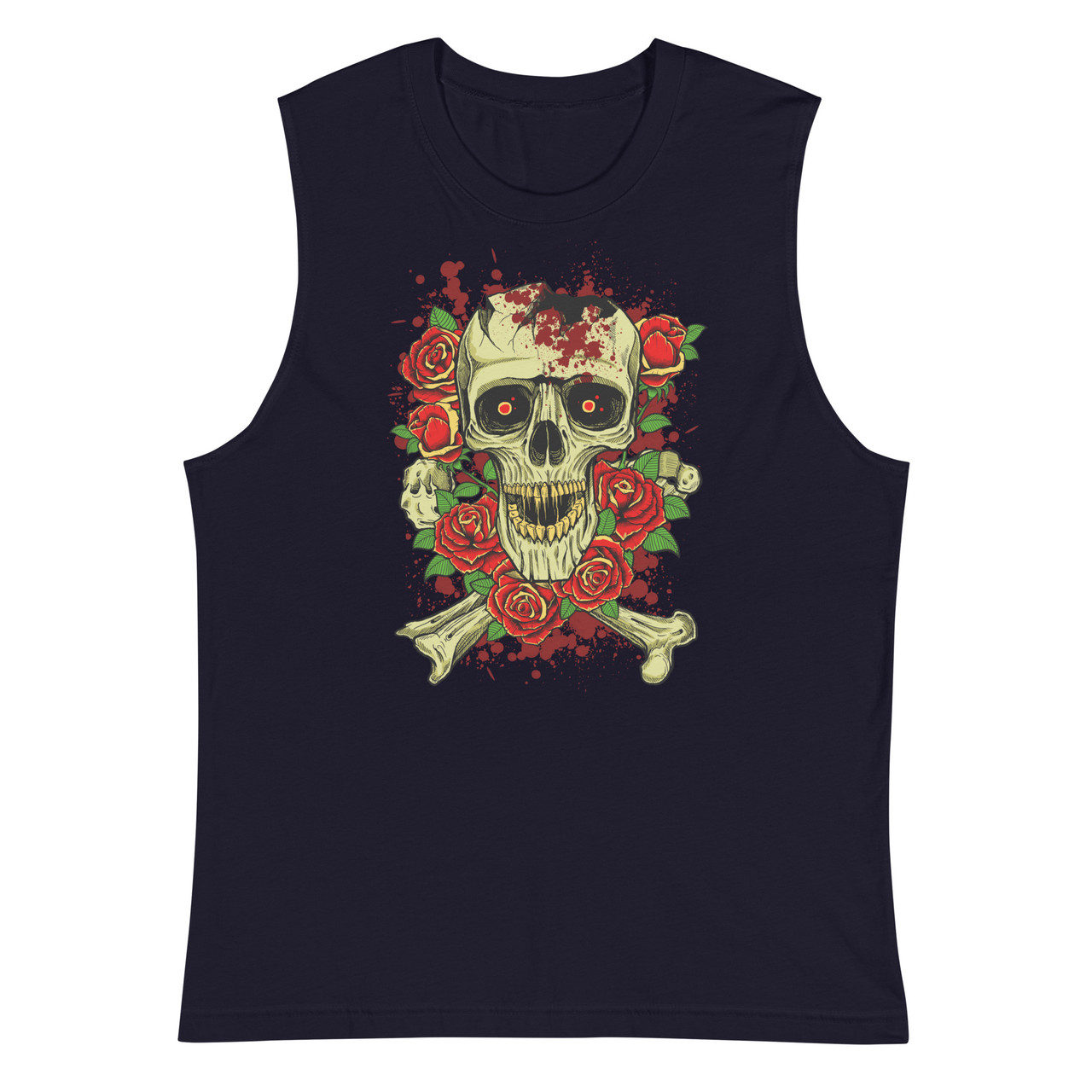 Broken Skull Unisex Muscle Shirt - Bella + Canvas 3483 