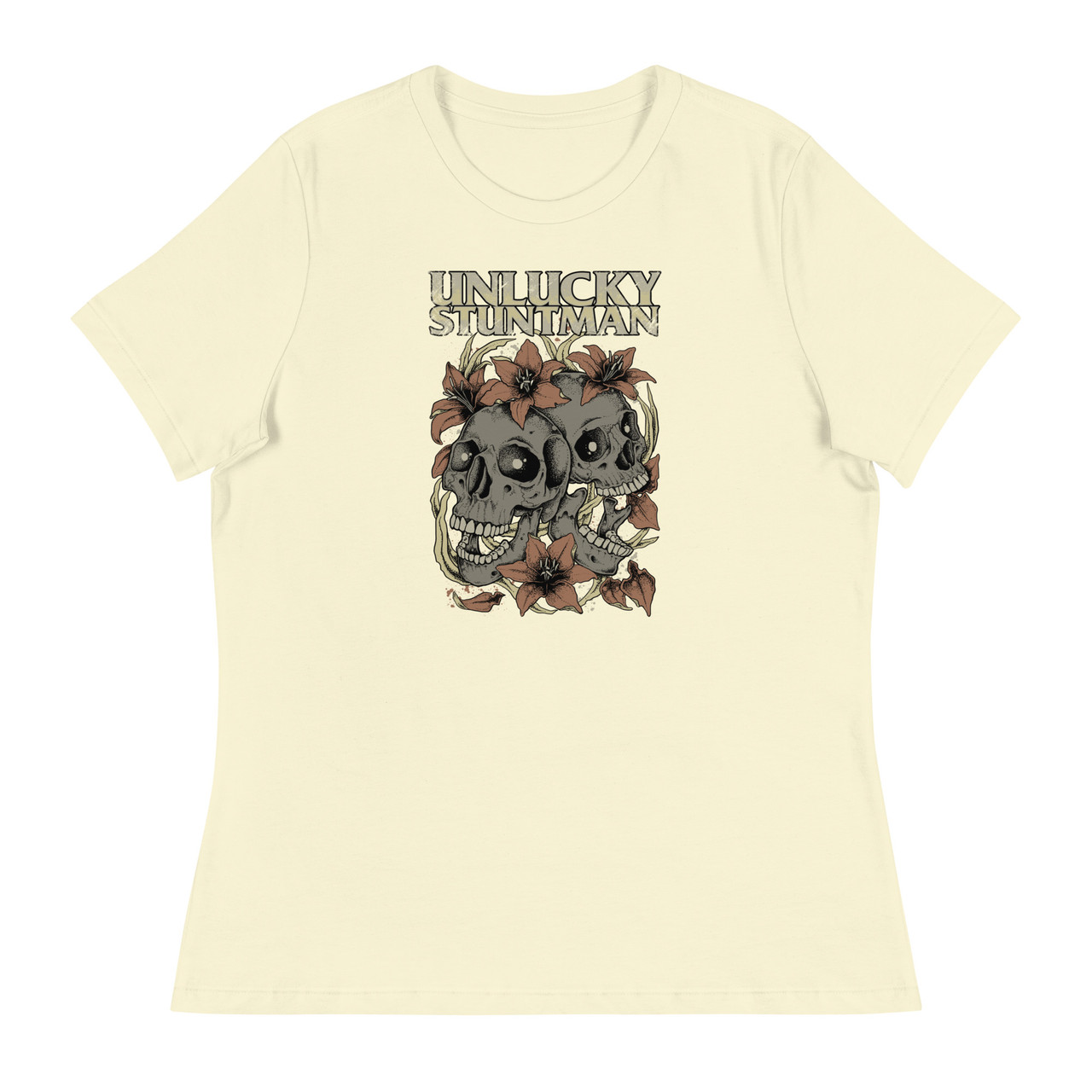 Unlucky Stuntman Women's Relaxed T-Shirt - Bella + Canvas 6400 