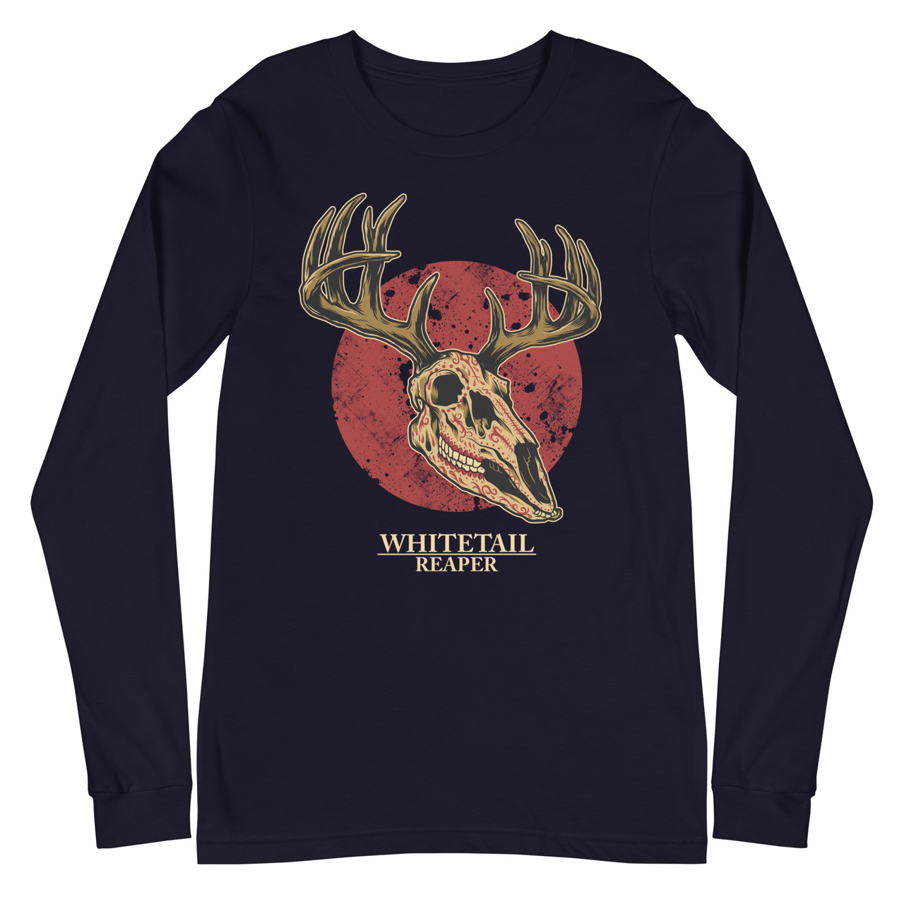 Whitetail Reaper Unisex Long Sleeve Tee - Bella + Canvas 3501 