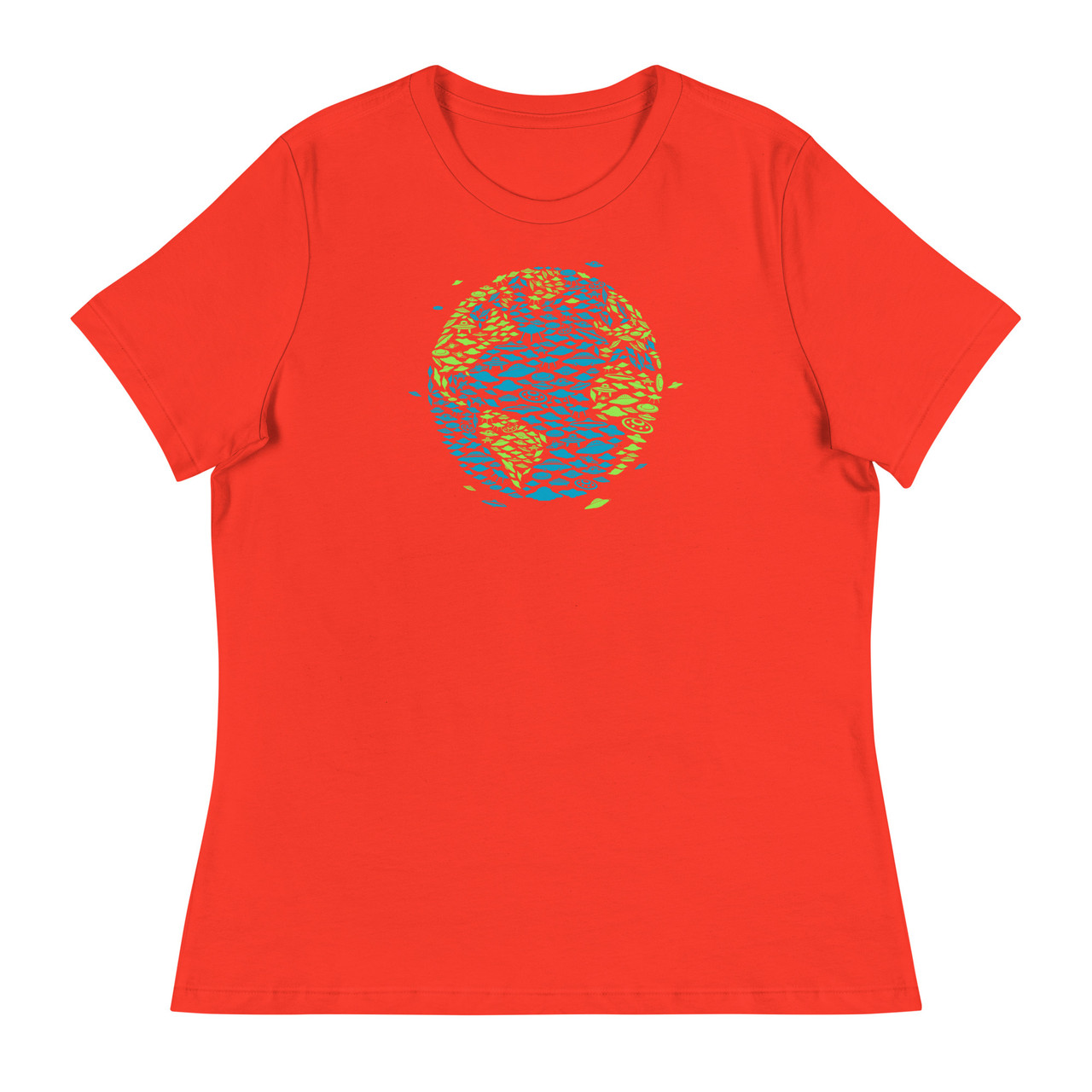 Planet Invasion Women's Relaxed T-Shirt - Bella + Canvas 6400 