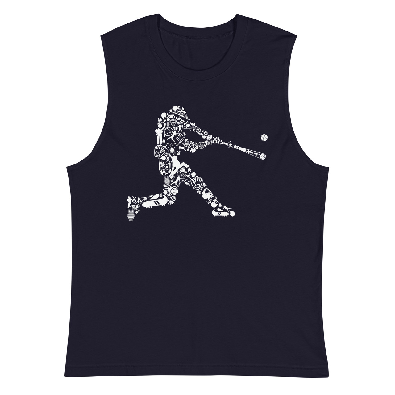 Baseball Player Unisex Muscle Shirt - Bella + Canvas 3483 