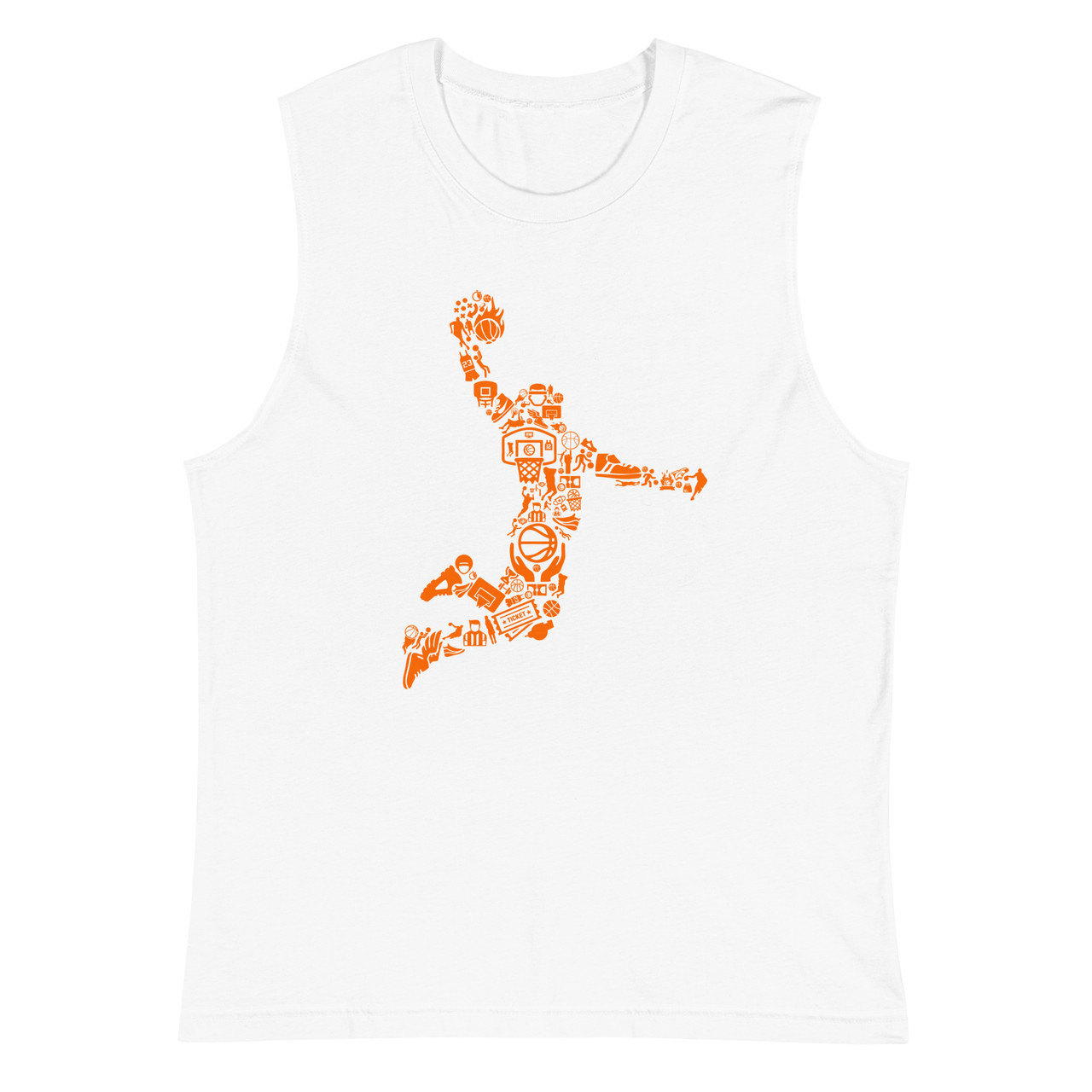 Basketball Player Unisex Muscle Shirt - Bella + Canvas 3483 