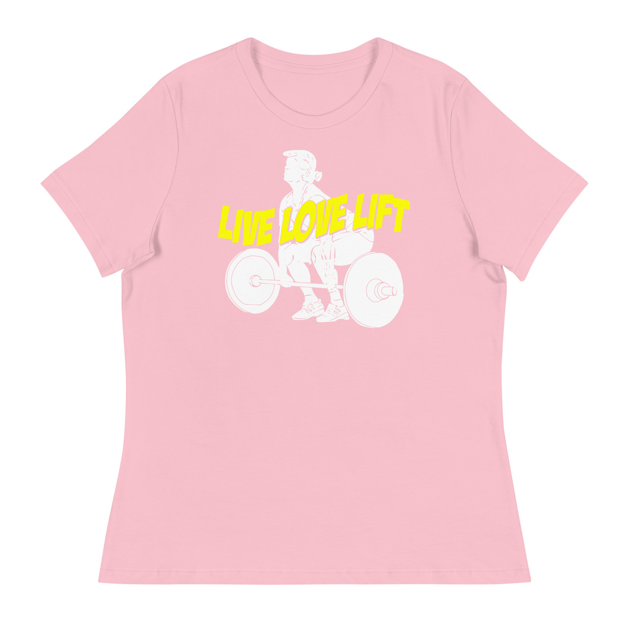 Live Love Lift Women's Relaxed T-Shirt - Bella + Canvas 6400 