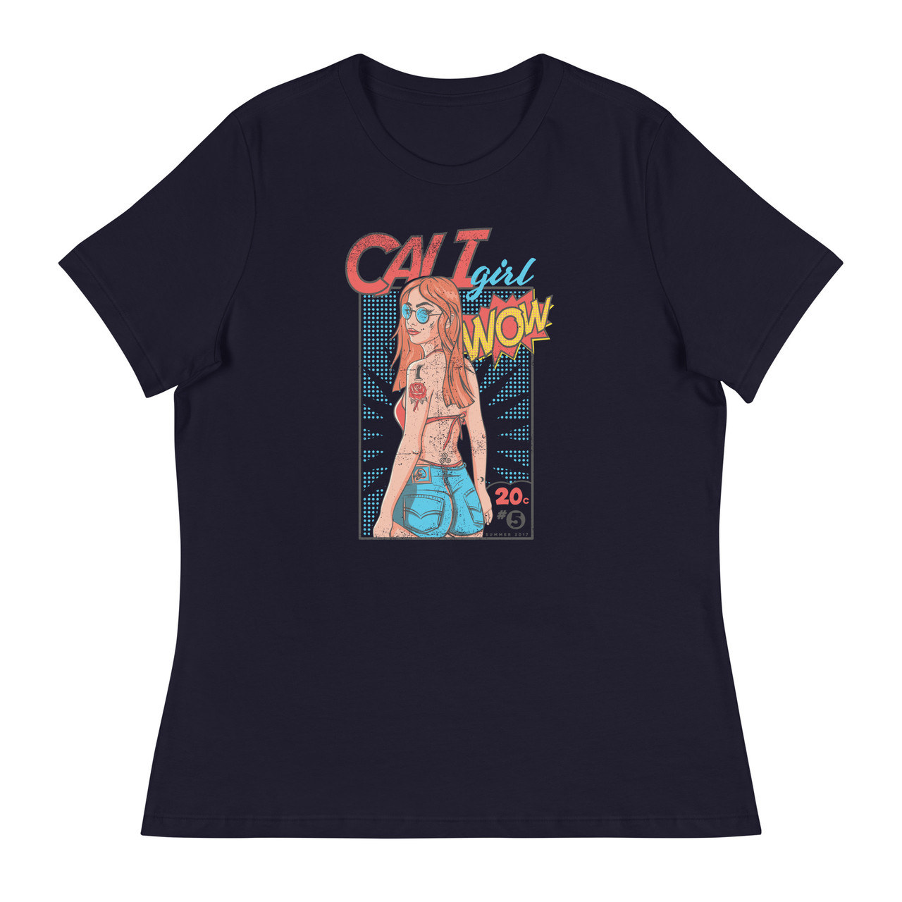 Cali Girl Women's Relaxed T-Shirt - Bella + Canvas 6400 