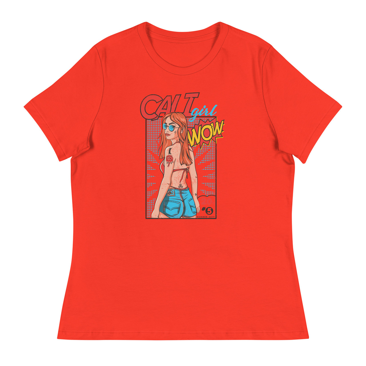 Cali Girl Women's Relaxed T-Shirt - Bella + Canvas 6400 