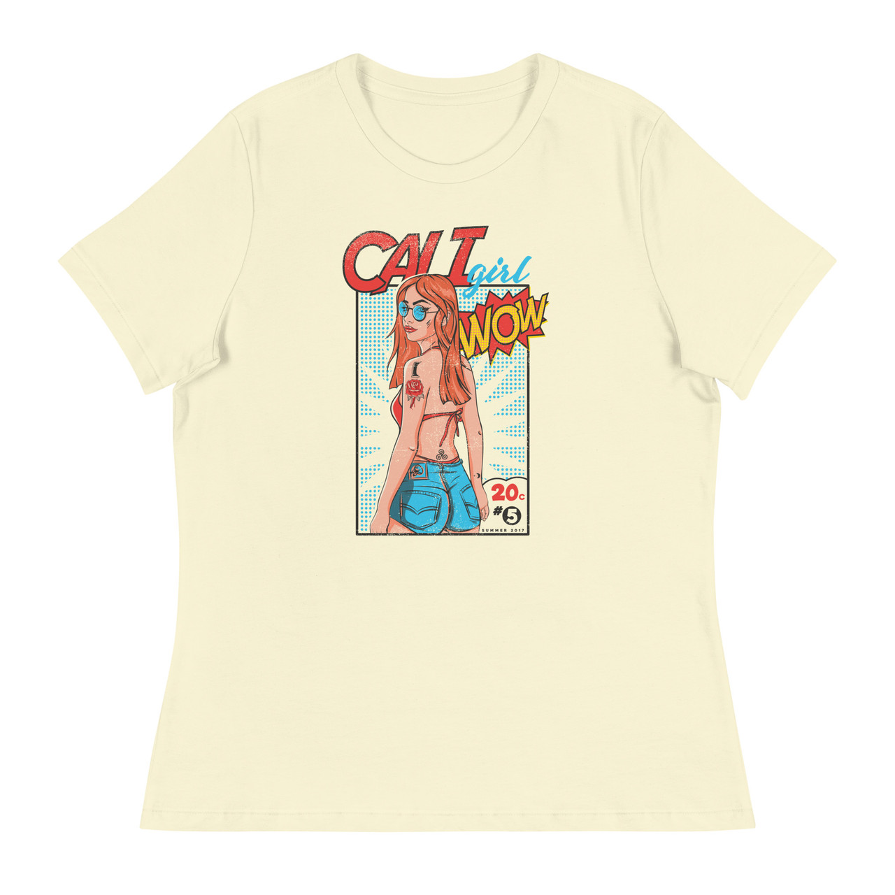 Cali Girl Women's Relaxed T-Shirt - Bella + Canvas 6400 