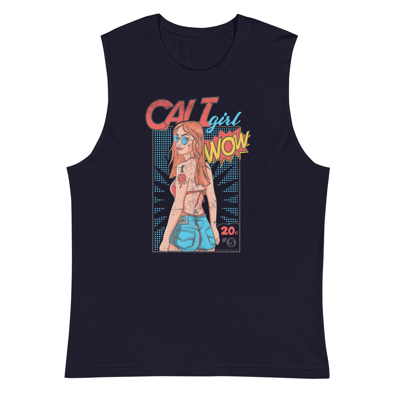 Cali Girl Unisex Muscle Shirt - Bella + Canvas 3483 