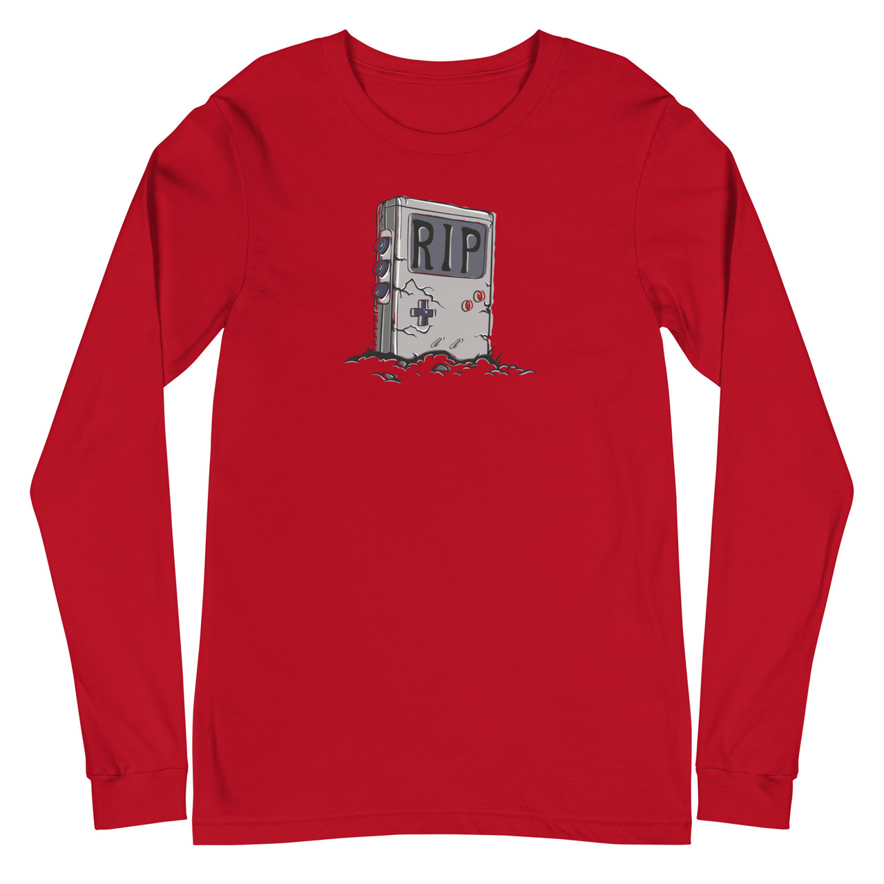 RIP Gameboy Unisex Long Sleeve Tee - Bella + Canvas 3501 