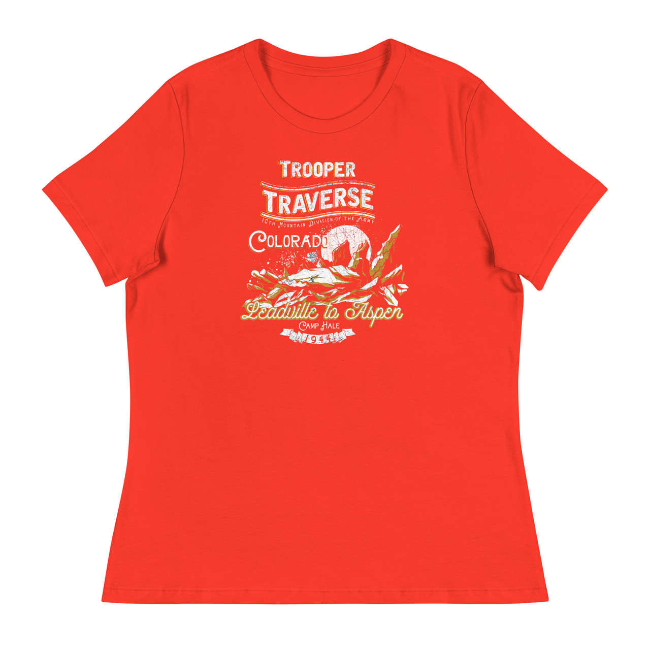 Trooper Traverse Women's Relaxed T-Shirt - Bella + Canvas 6400 