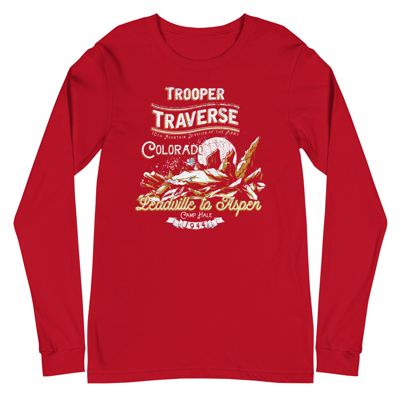 Trooper Traverse Unisex Long Sleeve Tee - Bella + Canvas 3501