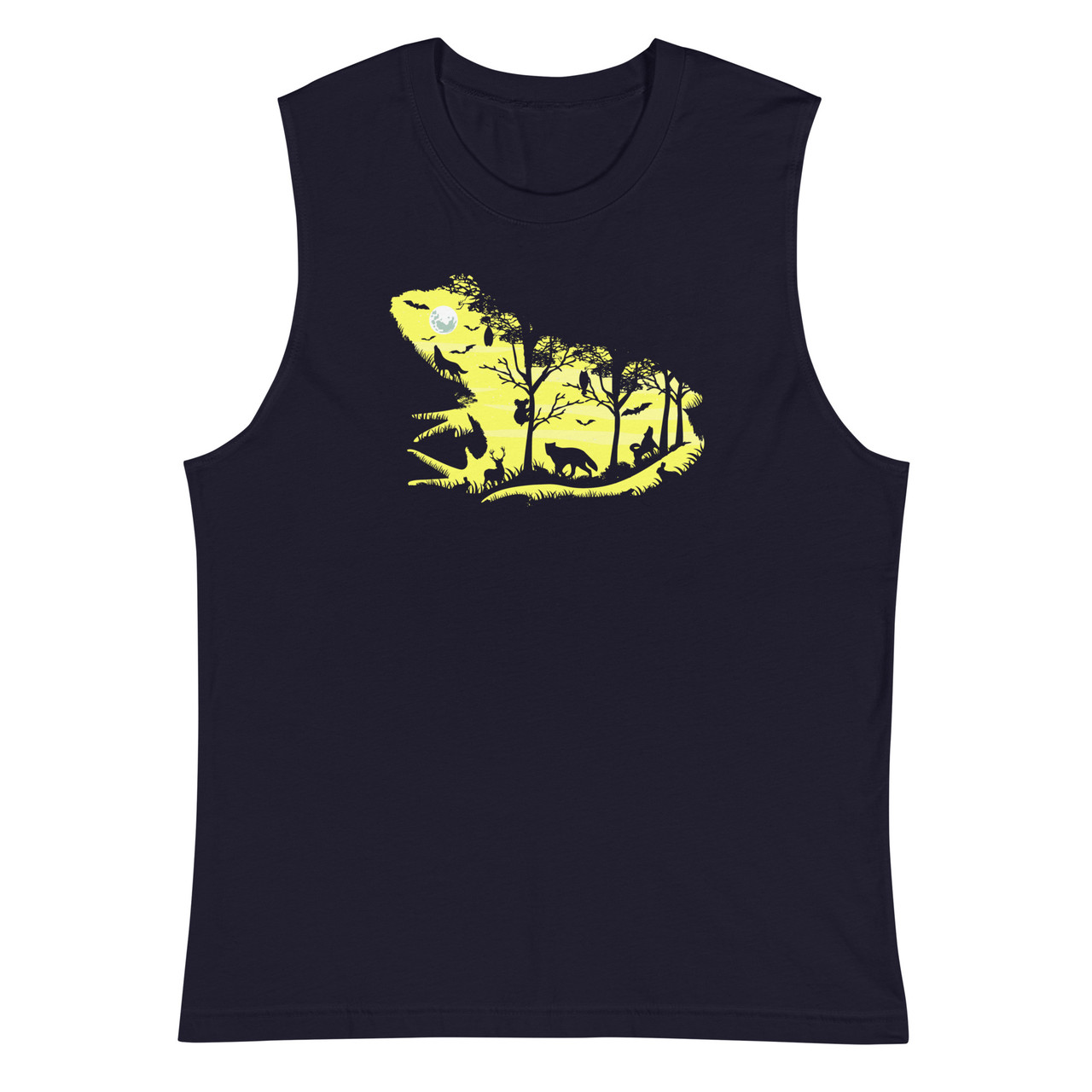 Froggy Silhouette Unisex Muscle Shirt - Bella + Canvas 3483 